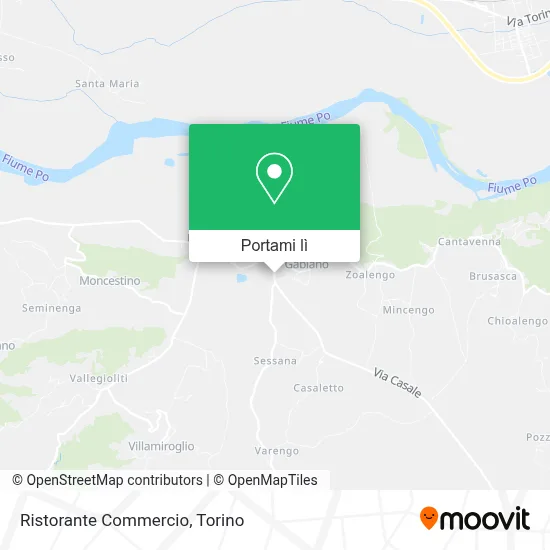 Mappa Ristorante Commercio