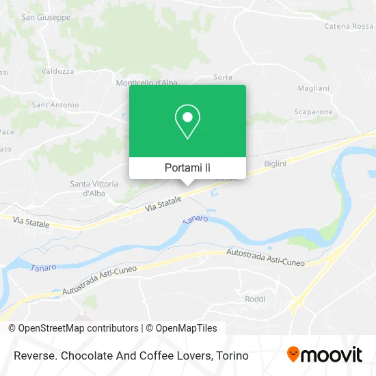 Mappa Reverse. Chocolate And Coffee Lovers