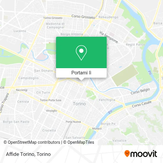 Mappa Affide Torino