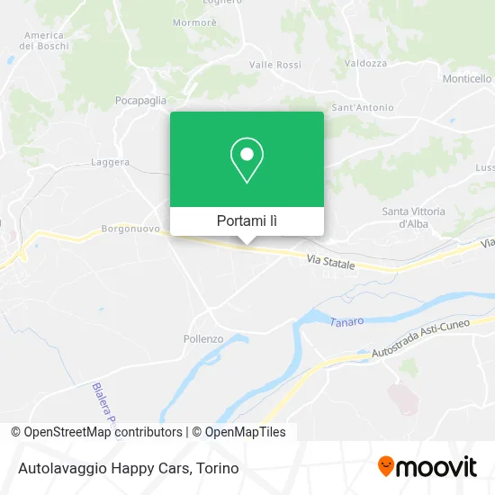 Mappa Autolavaggio Happy Cars