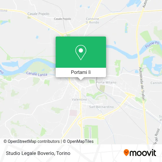Mappa Studio Legale Boverio