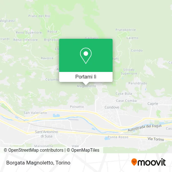 Mappa Borgata Magnoletto