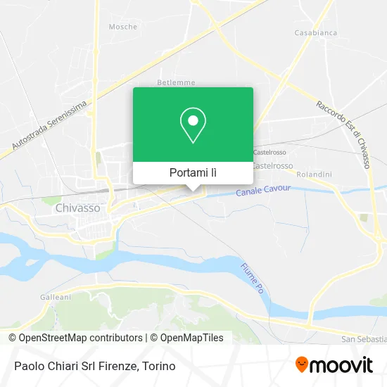 Mappa Paolo Chiari Srl Firenze