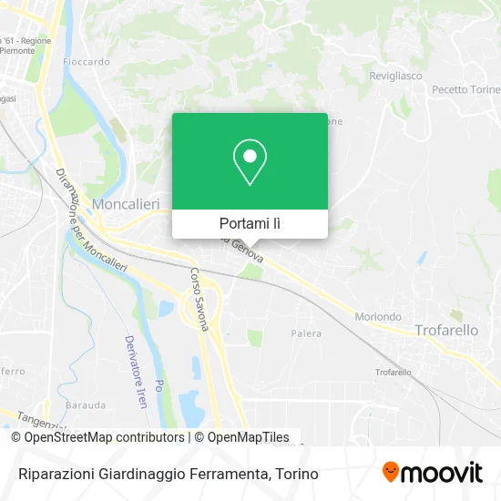 Mappa Riparazioni Giardinaggio Ferramenta