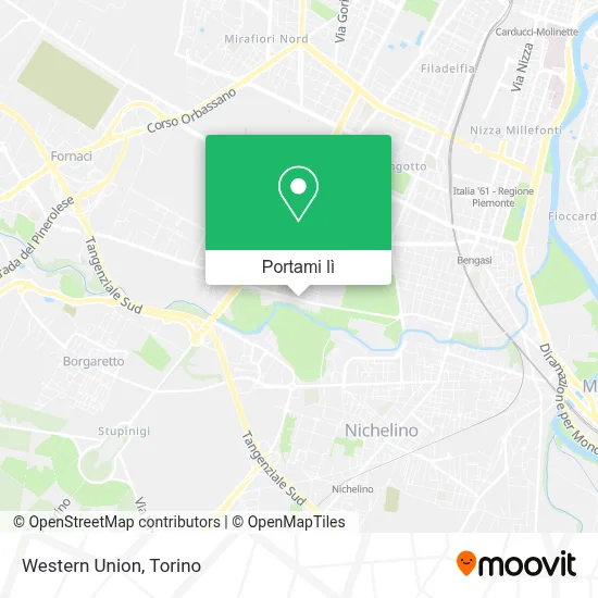 Mappa Western Union