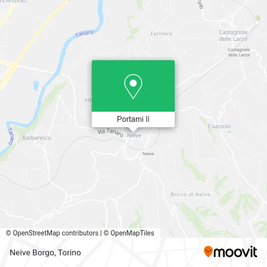Mappa Neive Borgo