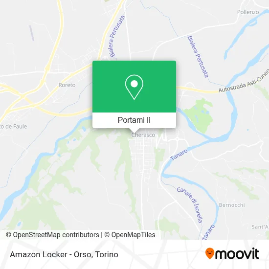 Mappa Amazon Locker - Orso