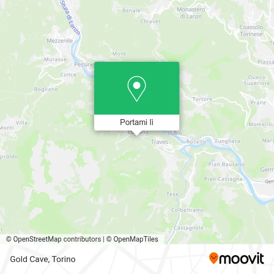 Mappa Gold Cave
