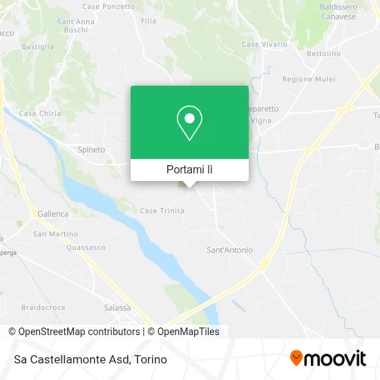 Mappa Sa Castellamonte Asd