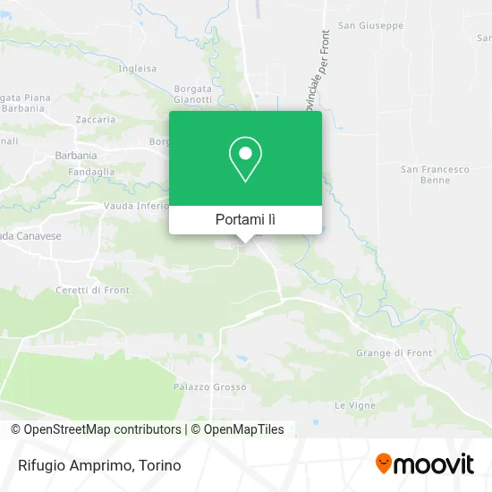 Mappa Rifugio Amprimo