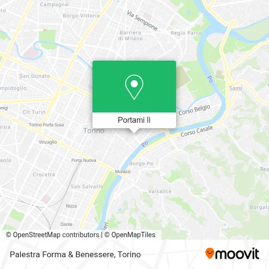 Mappa Palestra Forma & Benessere