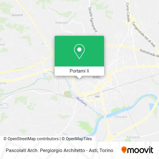 Mappa Pascolati Arch. Pergiorgio Architetto - Asti