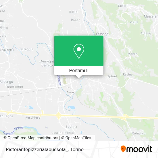 Mappa Ristorantepizzerialabussola_