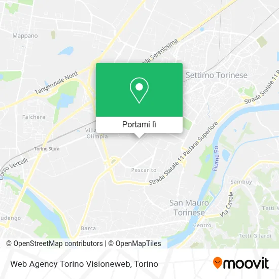 Mappa Web Agency Torino Visioneweb