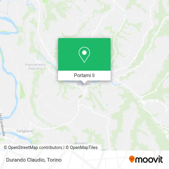 Mappa Durando Claudio