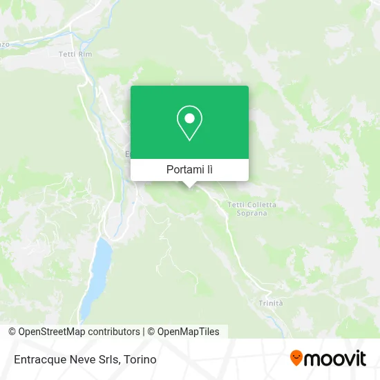 Mappa Entracque Neve Srls