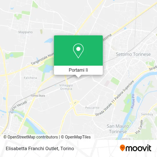 Mappa Elisabetta Franchi Outlet