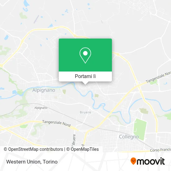 Mappa Western Union