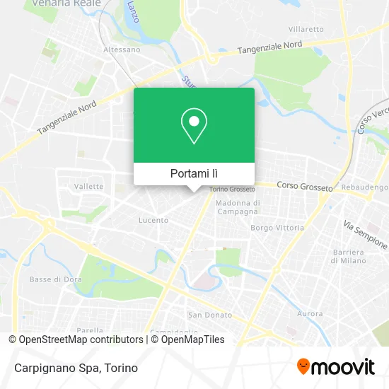 Mappa Carpignano Spa