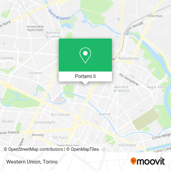 Mappa Western Union