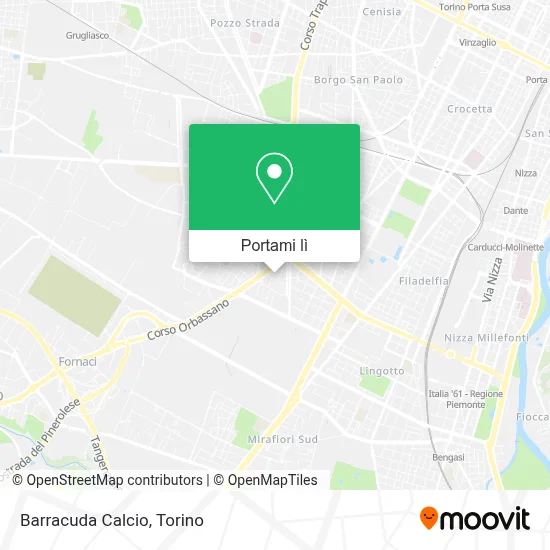 Mappa Barracuda Calcio