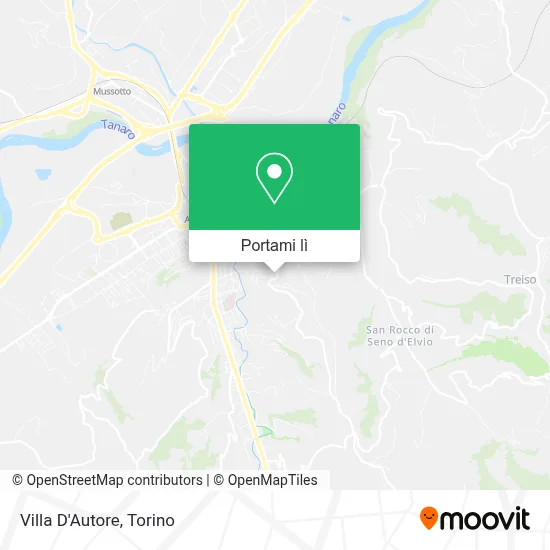 Mappa Villa D'Autore