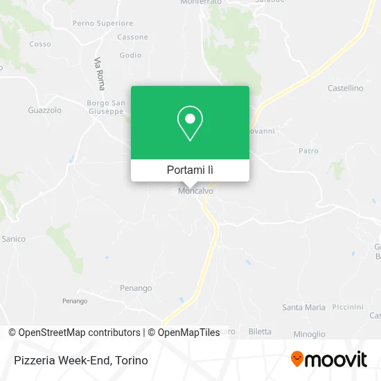 Mappa Pizzeria Week-End