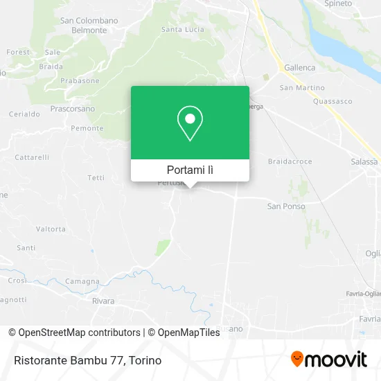 Mappa Ristorante Bambu 77