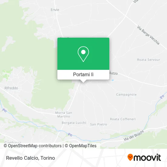 Mappa Revello Calcio