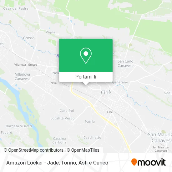Mappa Amazon Locker - Jade
