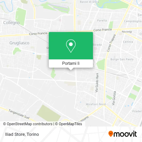 Mappa Iliad Store