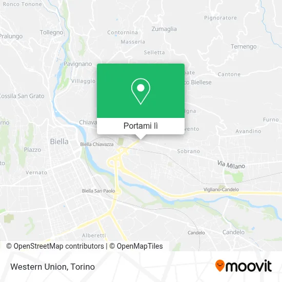 Mappa Western Union
