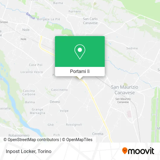 Mappa Inpost Locker