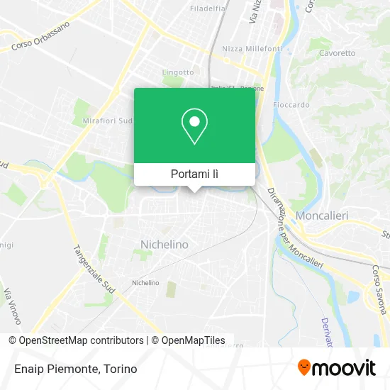 Mappa Enaip Piemonte