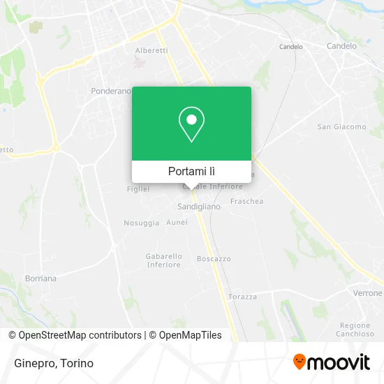 Mappa Ginepro