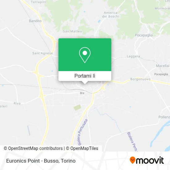 Mappa Euronics Point - Busso