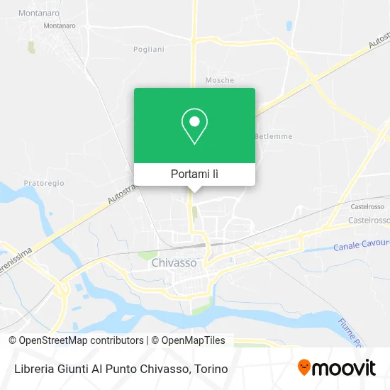 Mappa Libreria Giunti Al Punto Chivasso