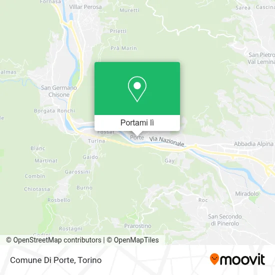 Mappa Comune Di Porte