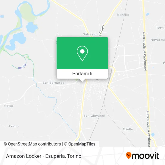 Mappa Amazon Locker - Esuperia