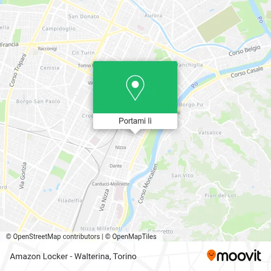 Mappa Amazon Locker - Walterina