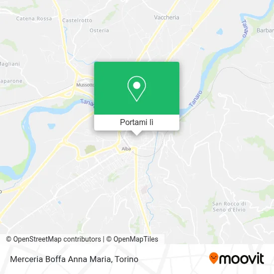 Mappa Merceria Boffa Anna Maria