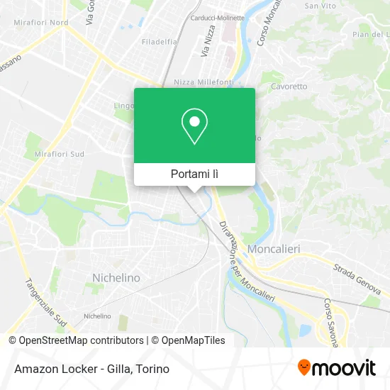 Mappa Amazon Locker - Gilla