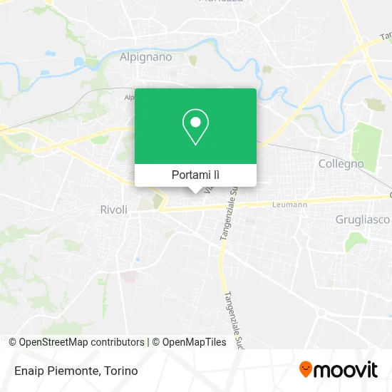 Mappa Enaip Piemonte