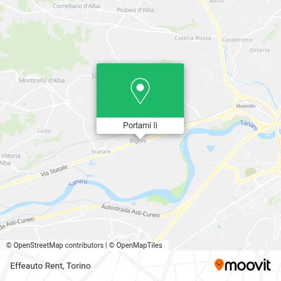Mappa Effeauto Rent