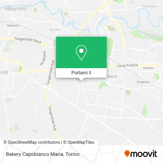 Mappa Bakery Capobianco Maria