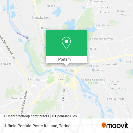 Mappa Ufficio Postale Poste Italiane