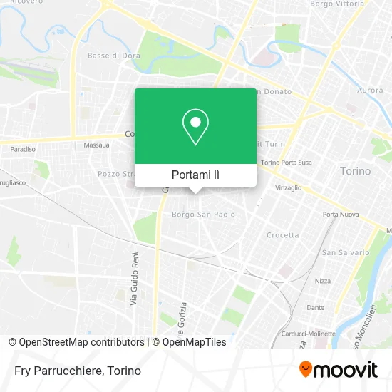 Mappa Fry Parrucchiere