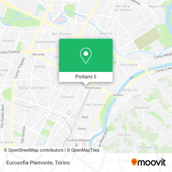 Mappa Eurosofia Piemonte