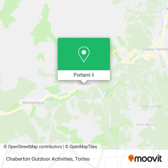 Mappa Chaberton Outdoor Activities