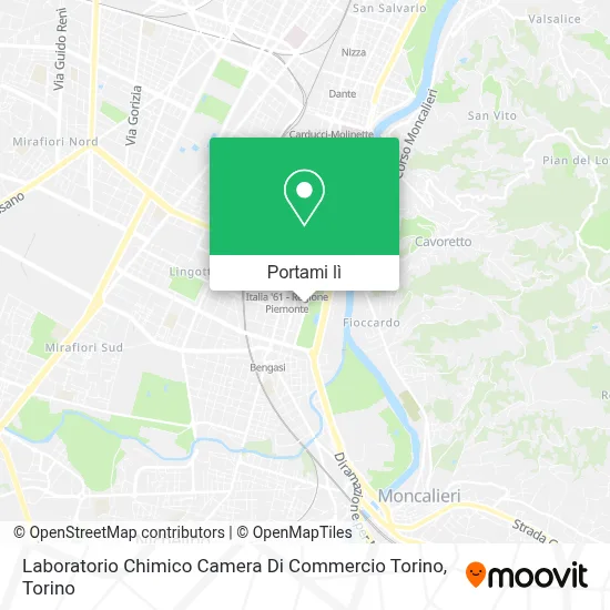 Mappa Laboratorio Chimico Camera Di Commercio Torino